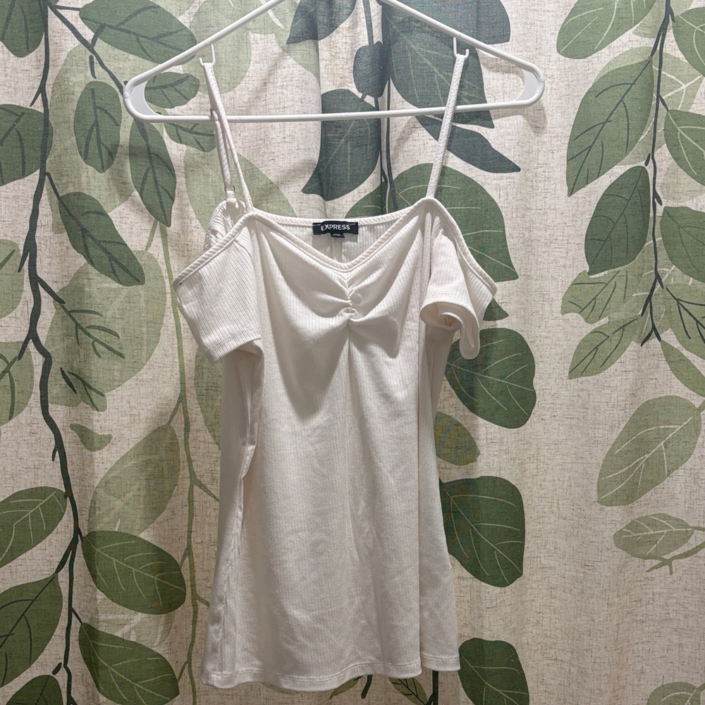 Express Cream Camisole with Twist Detail